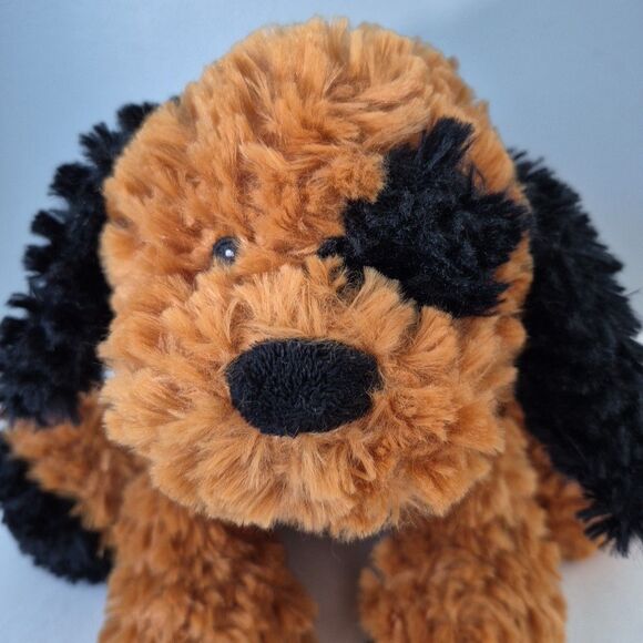 Pier 1 Brown Black Stuffed Plush Bailey The Dog Floppy Toy Animal 11 IN - Picture 3 of 10
